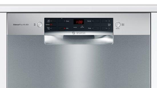 Bosch - 46 dBA Built In Dishwasher in Stainless - SHEM53Z25C