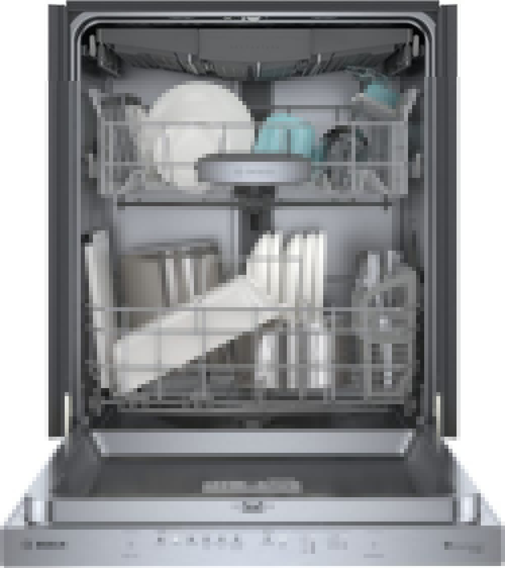 Bosch - 46 dBA Built In Dishwasher in Stainless - SHP55CM5N