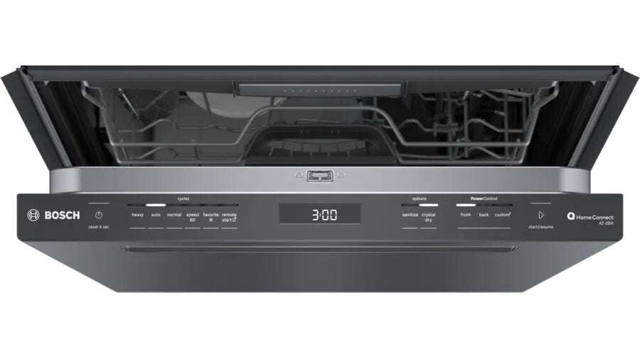 Bosch - 42 dBA Built In Dishwasher in Black Stainless - SHP78CM4N