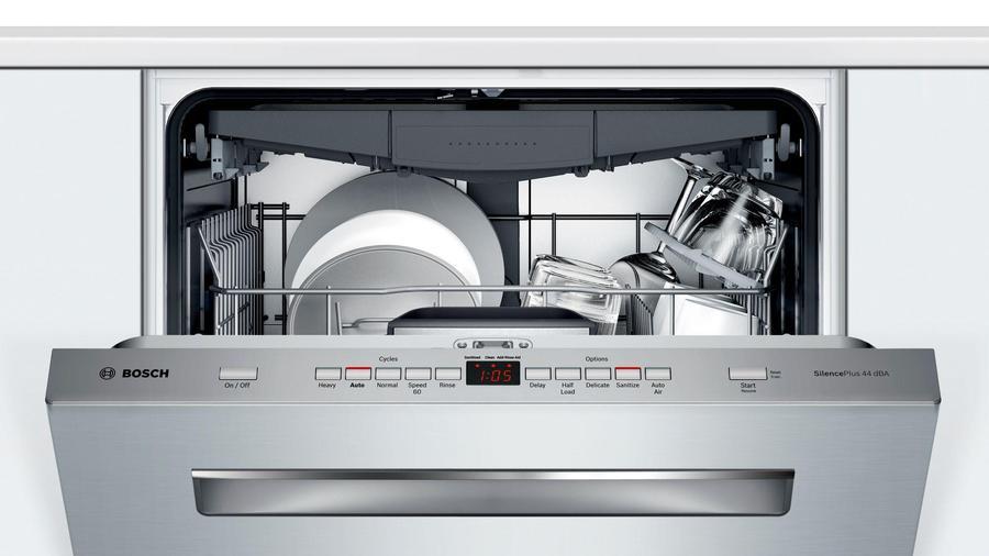 Bosch - 44 dBA Built In Dishwasher in Stainless - SHPM65Z55N