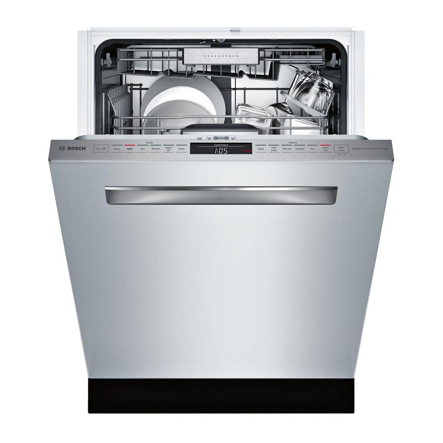 Bosch - 39 dBA Built In Dishwasher in Stainless - SHPM98W75N