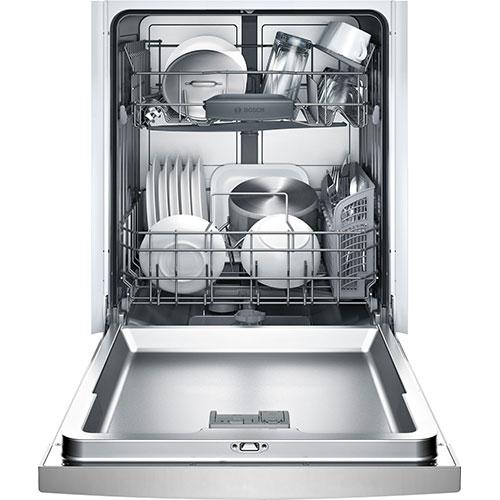 Bosch - 44 dBA Built In Dishwasher in Stainless - SHS63VL5UC