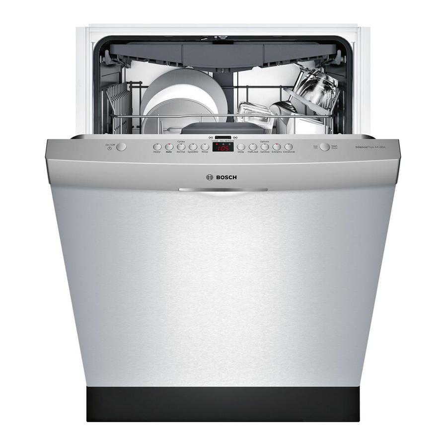 Bosch - 44 dBA Built In Dishwasher in Stainless - SHS863WD5N