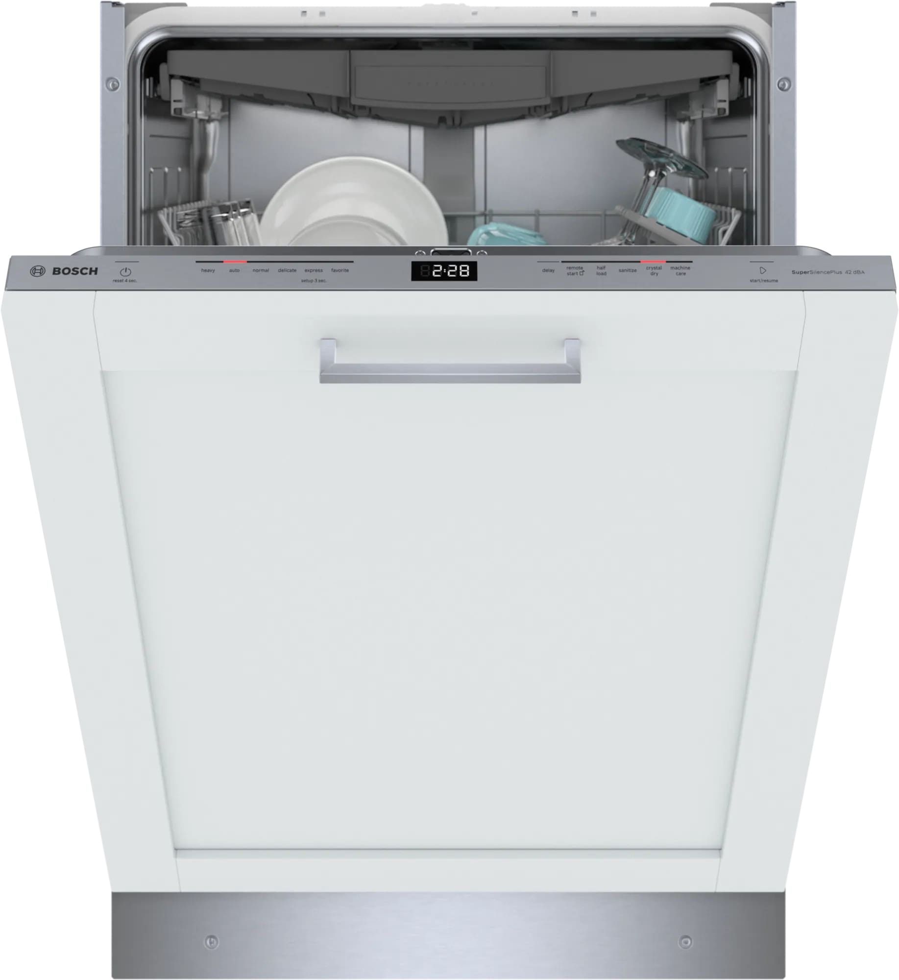 Bosch - 42 dBA Built In Dishwasher in Panel Ready - SHV78B73UC