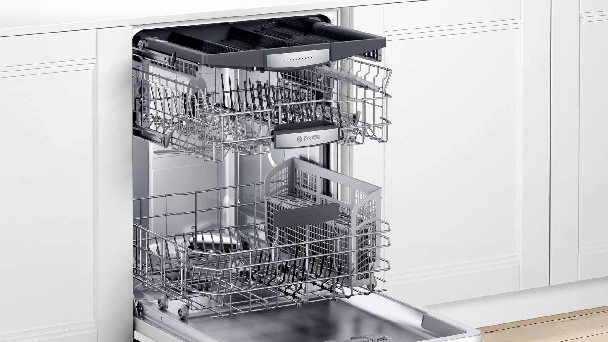 Bosch - 42 dBA Built In Dishwasher in Panel Ready - SHVM78Z53N