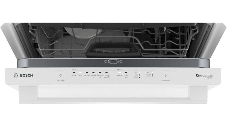 Bosch - 46 dBA Built In Dishwasher in White - SHX5AEM2N