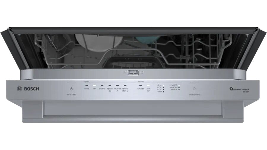 Bosch - 44 dBA Built In Dishwasher in Stainless - SHX65CM5N