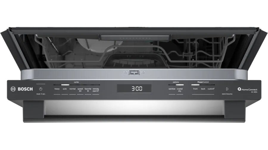 Bosch - 42 dBA Built In Dishwasher in Black Stainless - SHX78CM4N