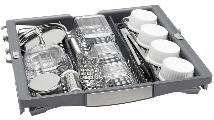 Bosch - 42 dBA Built In Dishwasher in Black Stainless - SHX78CM4N