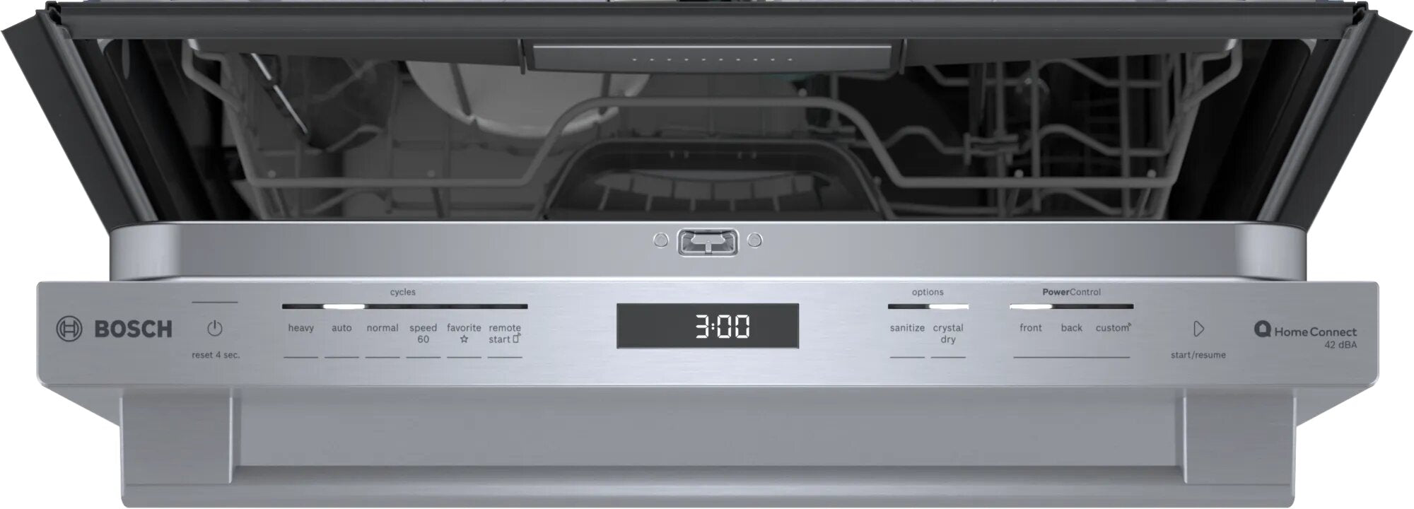 Bosch - 42 dBA Built In Dishwasher in Stainless - SHX78CM5N