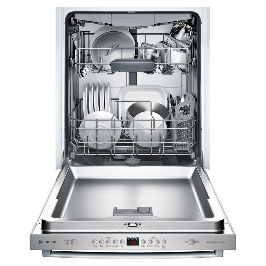 Bosch - 48 dBA Built In Dishwasher in Stainless - SHXM4AY55N