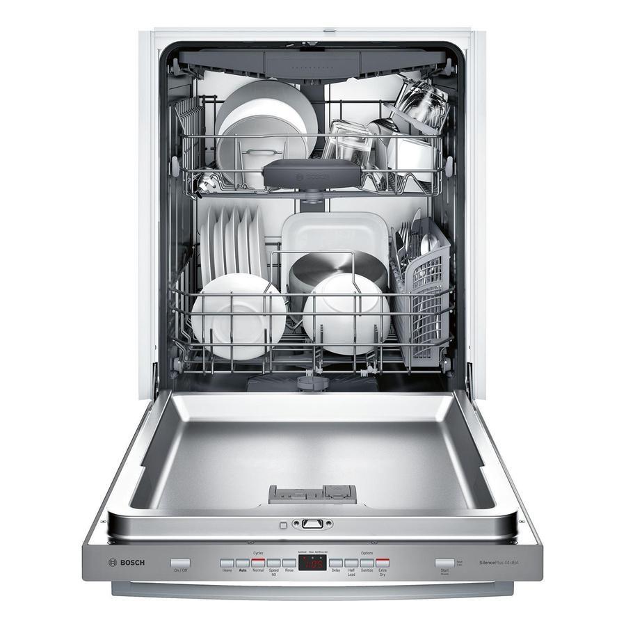 Bosch - 44 dBA Built In Dishwasher in Stainless - SHXM63W55N