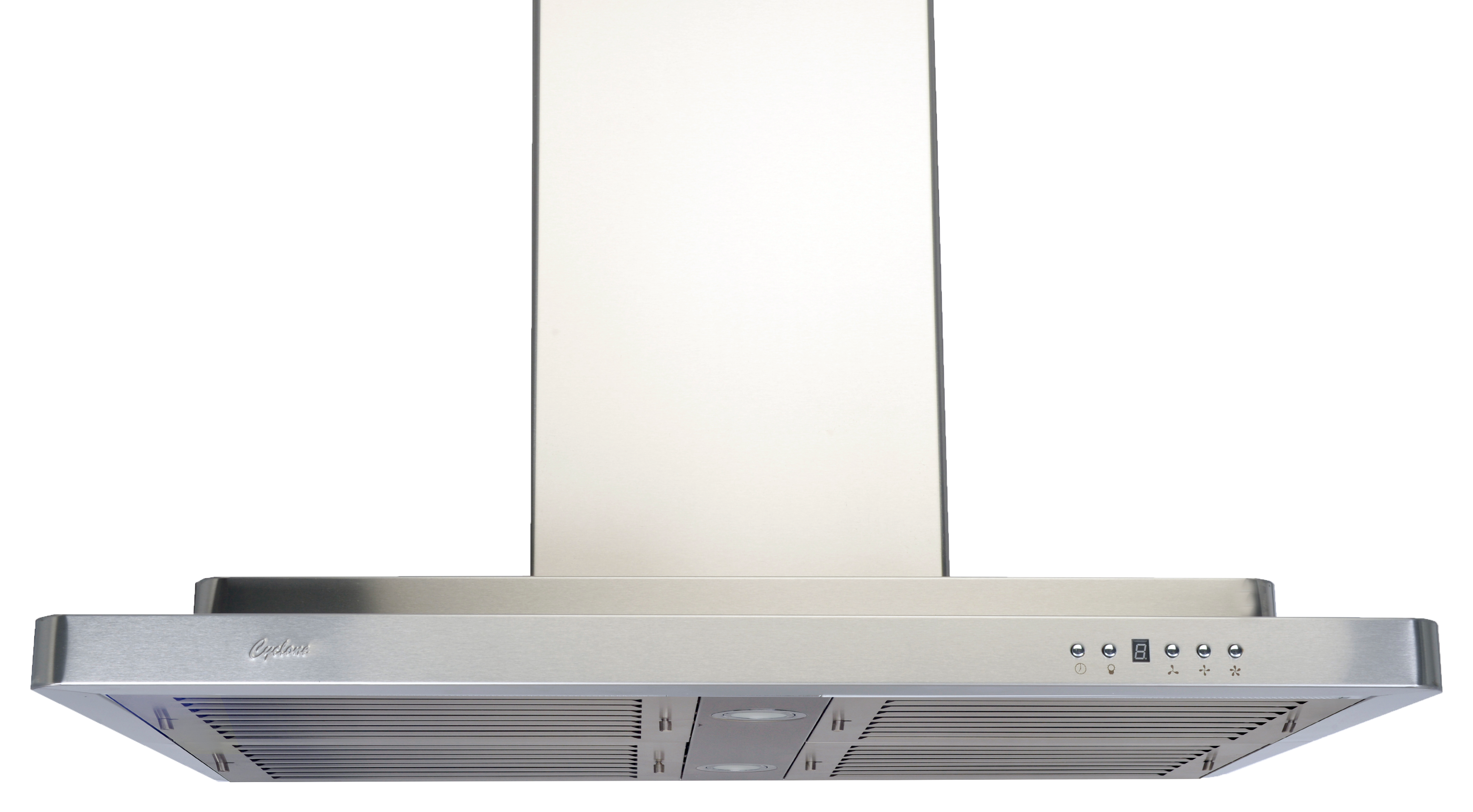 Cyclone - 35.5 Inch 600 CFM Island Range Vent in Stainless - SIB53136