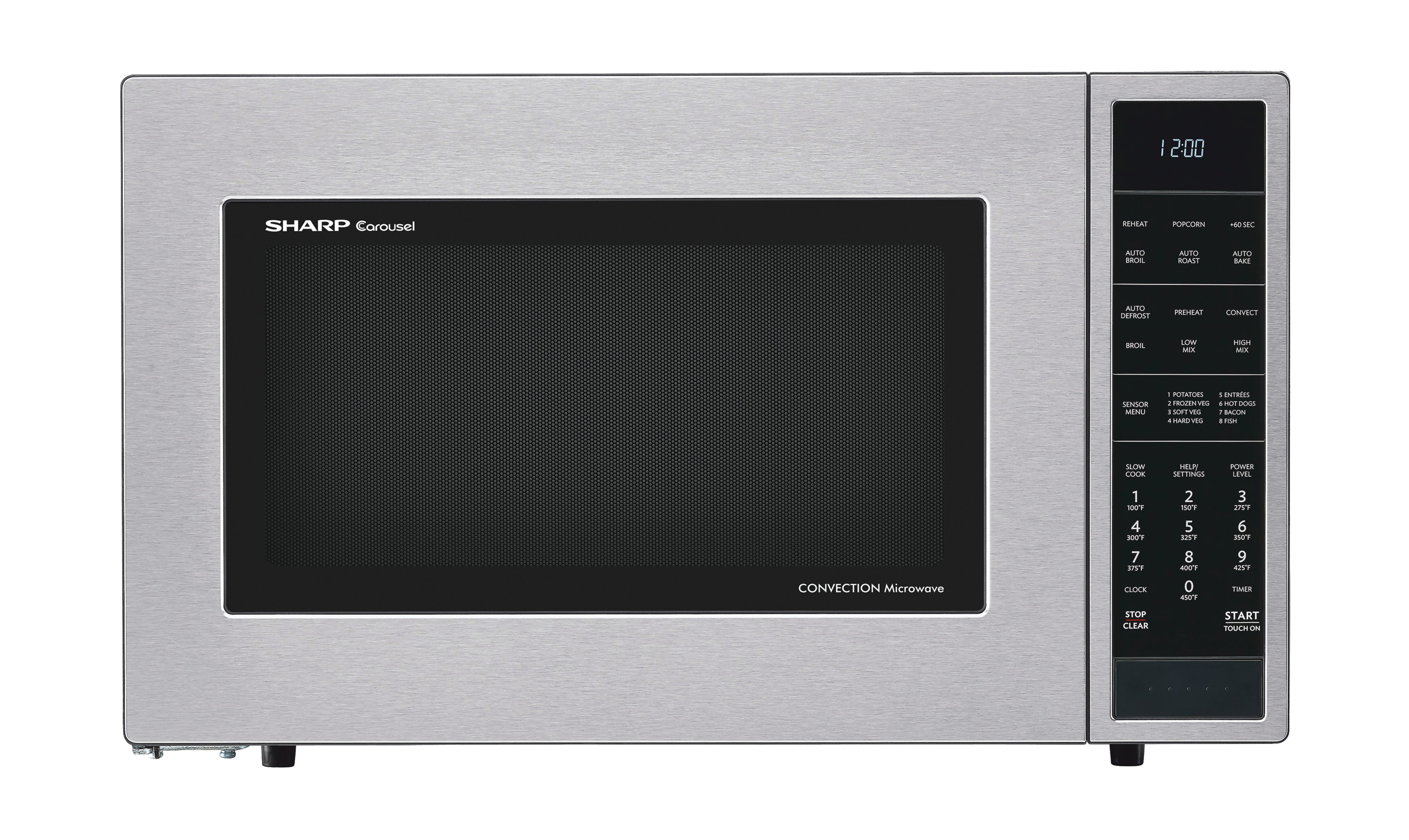 Sharp - 1.5 cu. Ft Counter top Microwave in Stainless - SMC1585BS