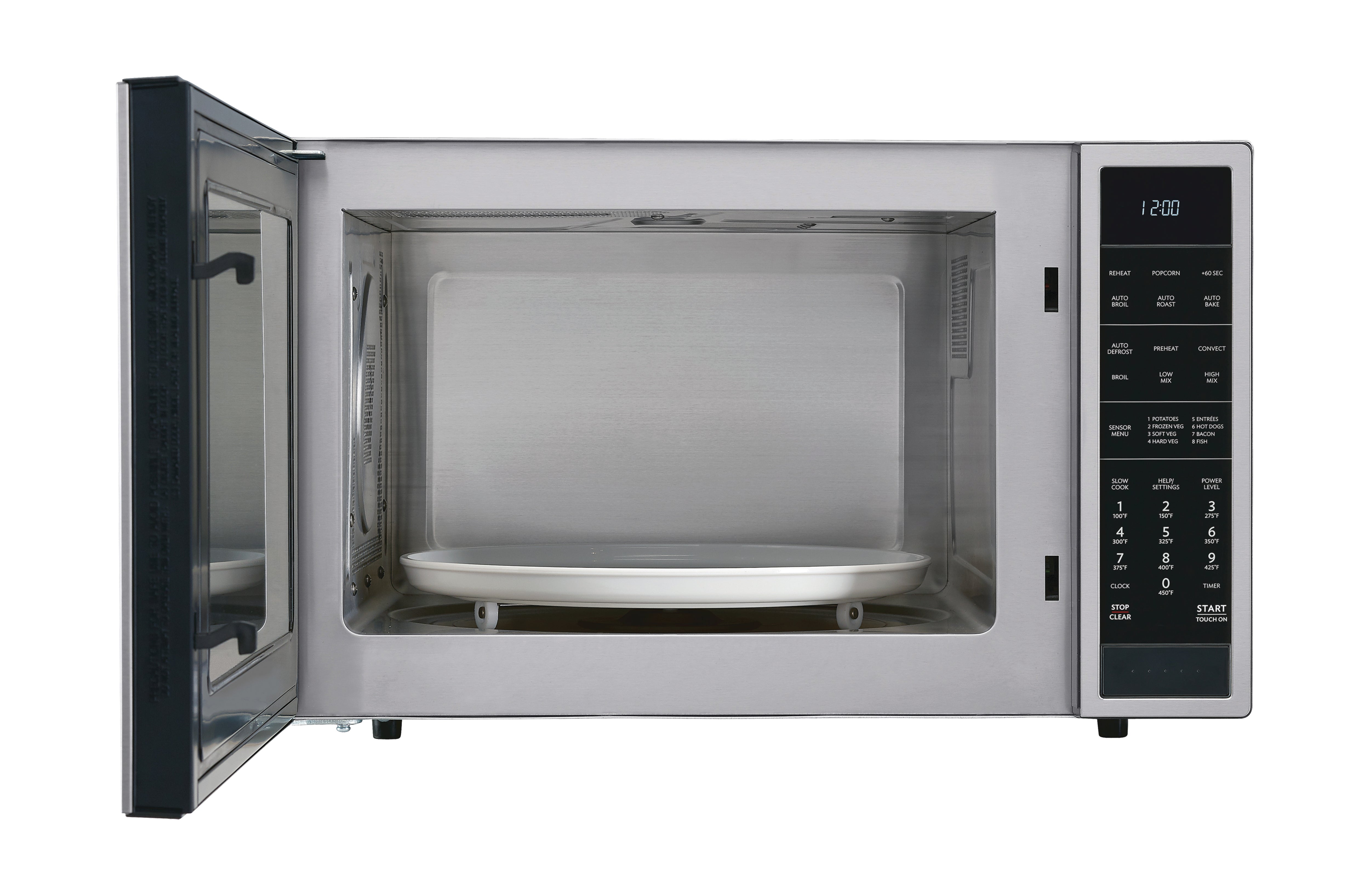 Sharp - 1.5 cu. Ft Counter top Microwave in Stainless - SMC1585BS