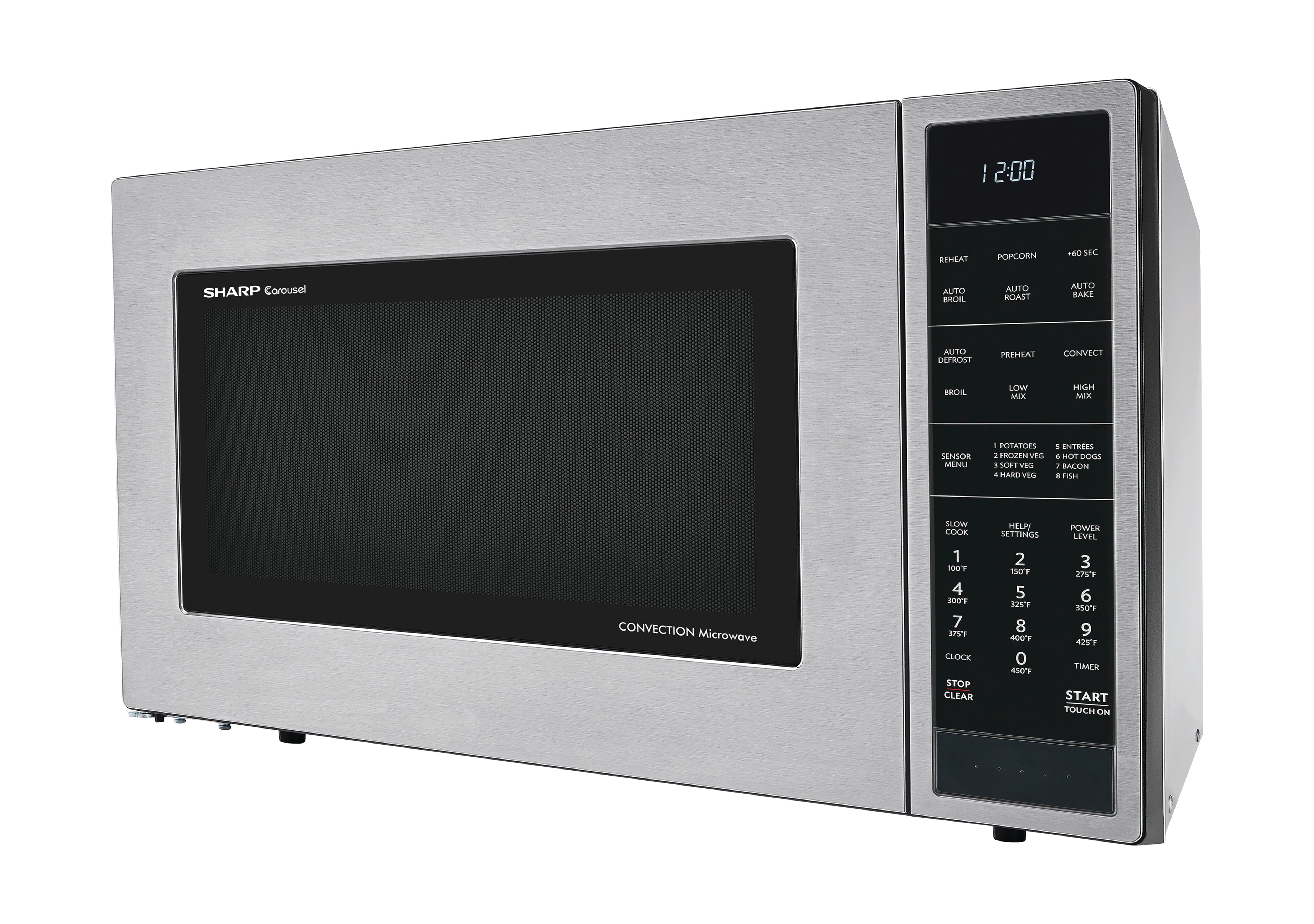 Sharp - 1.5 cu. Ft Counter top Microwave in Stainless - SMC1585BS