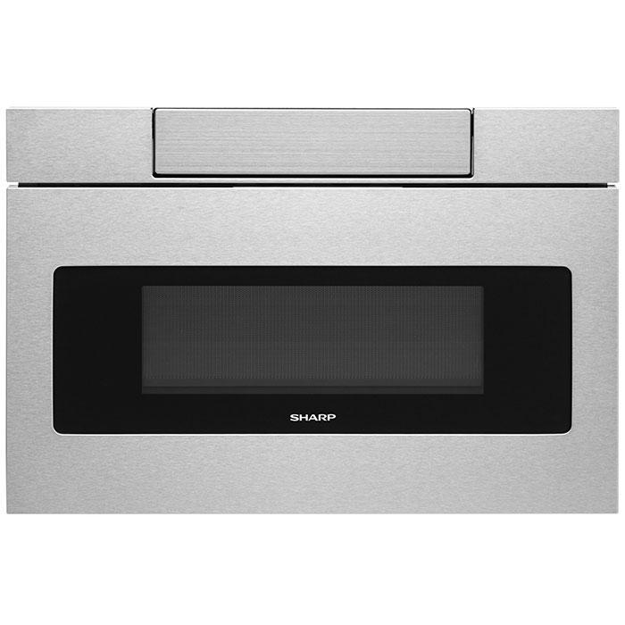 Sharp - 1.2 cu. Ft Built In Microwave in Stainless - SMD2477ASC
