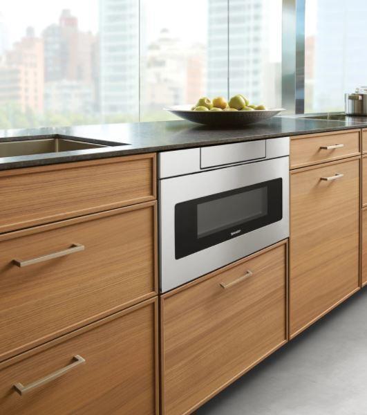 Sharp - 1.2 cu. Ft Built In Microwave in Stainless - SMD2477ASC