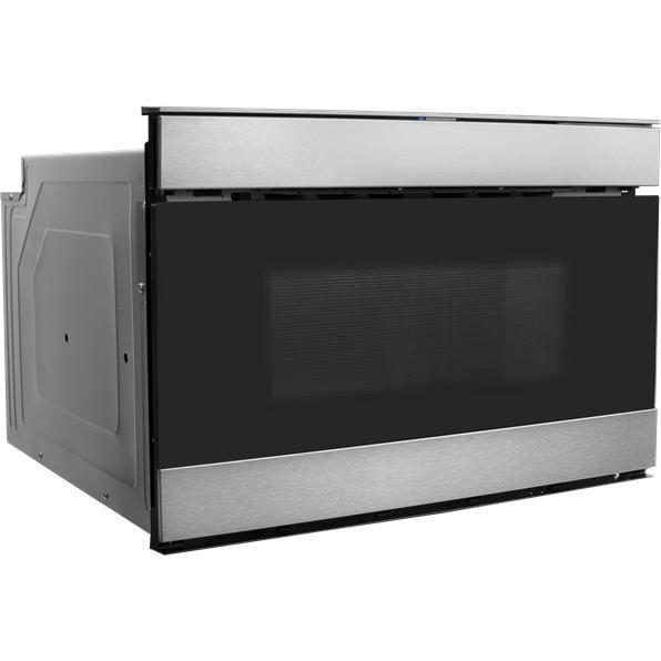 Sharp - 1.2 cu. Ft Built In Microwave in Stainless - SMD2489ESC
