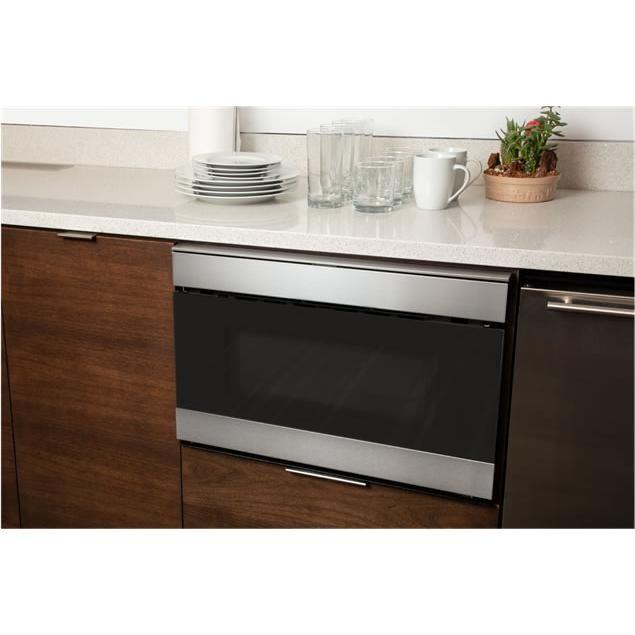 Sharp - 1.2 cu. Ft Built In Microwave in Stainless - SMD2489ESC