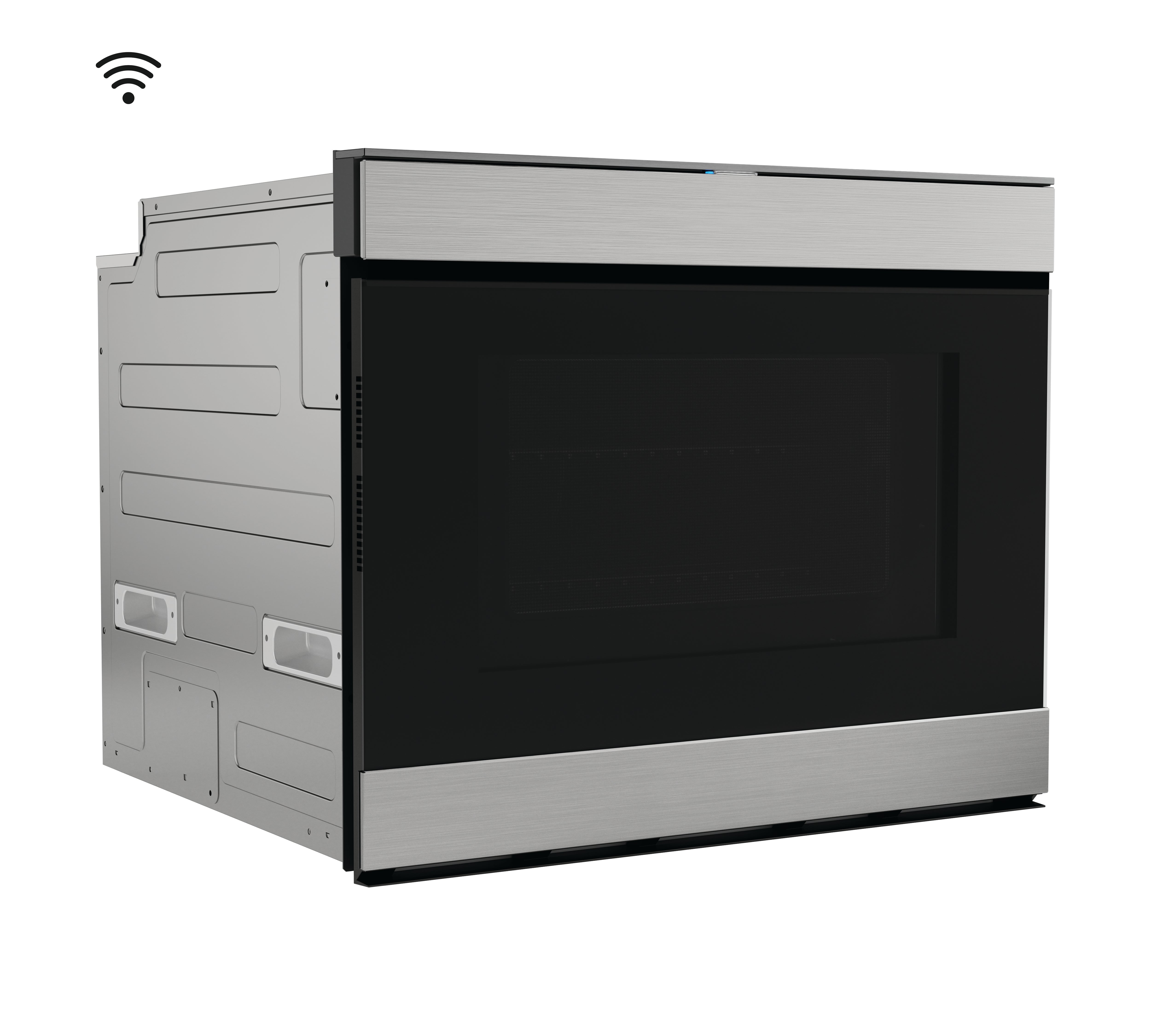 Sharp - 1.4 cu. Ft Built In Microwave in Stainless - SMD2499FSC