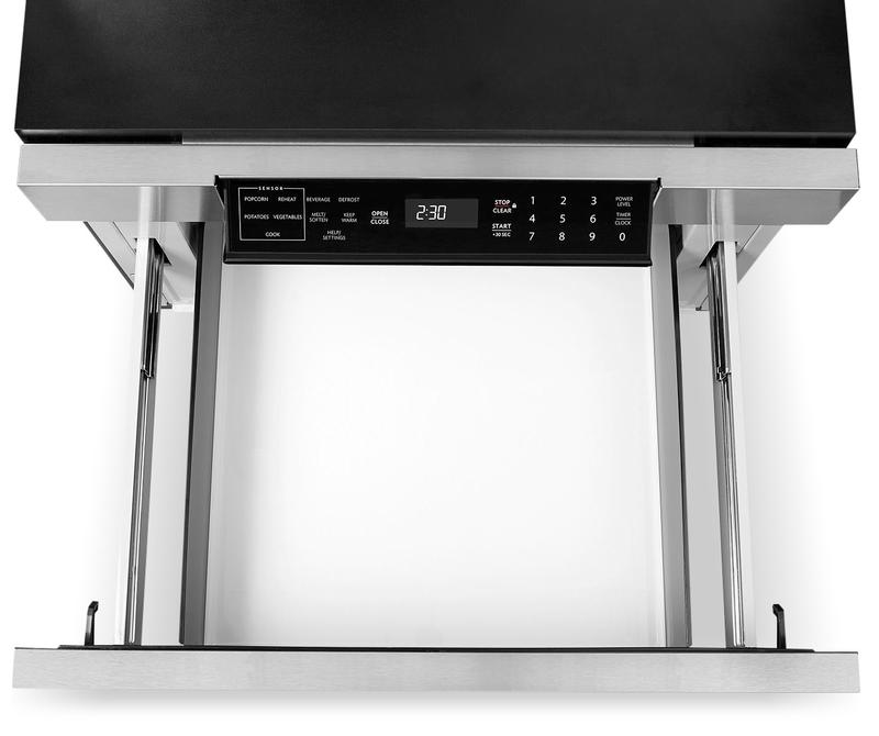 Sharp - 1.2 cu. Ft Built In Microwave in Stainless - SMD3077ASC
