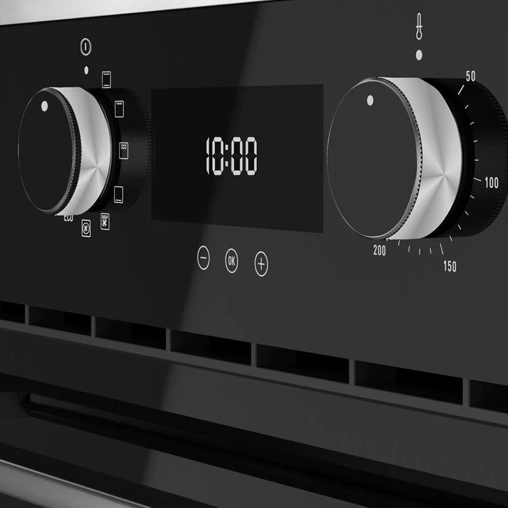 Porter & Charles - 2.5 cu. ft Steam Wall Oven in Black Stainless - SOPS60TM-1