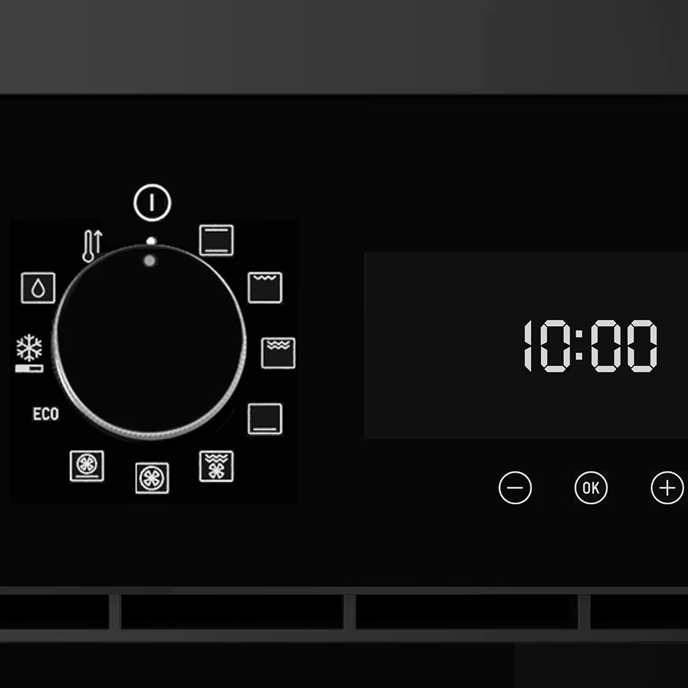 Porter & Charles - 2.5 cu. ft Steam Wall Oven in Black Stainless - SOPS60TM-1