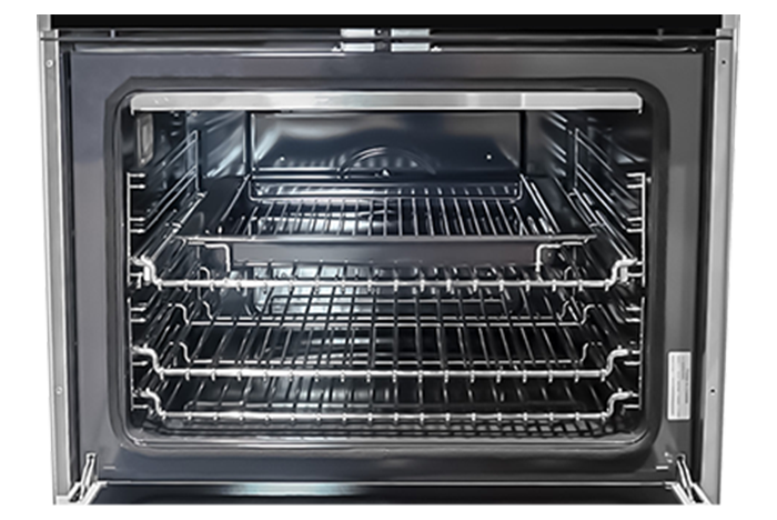 Porter & Charles - 4.3 cu. ft Single Wall Oven in Black - SOPS76PS