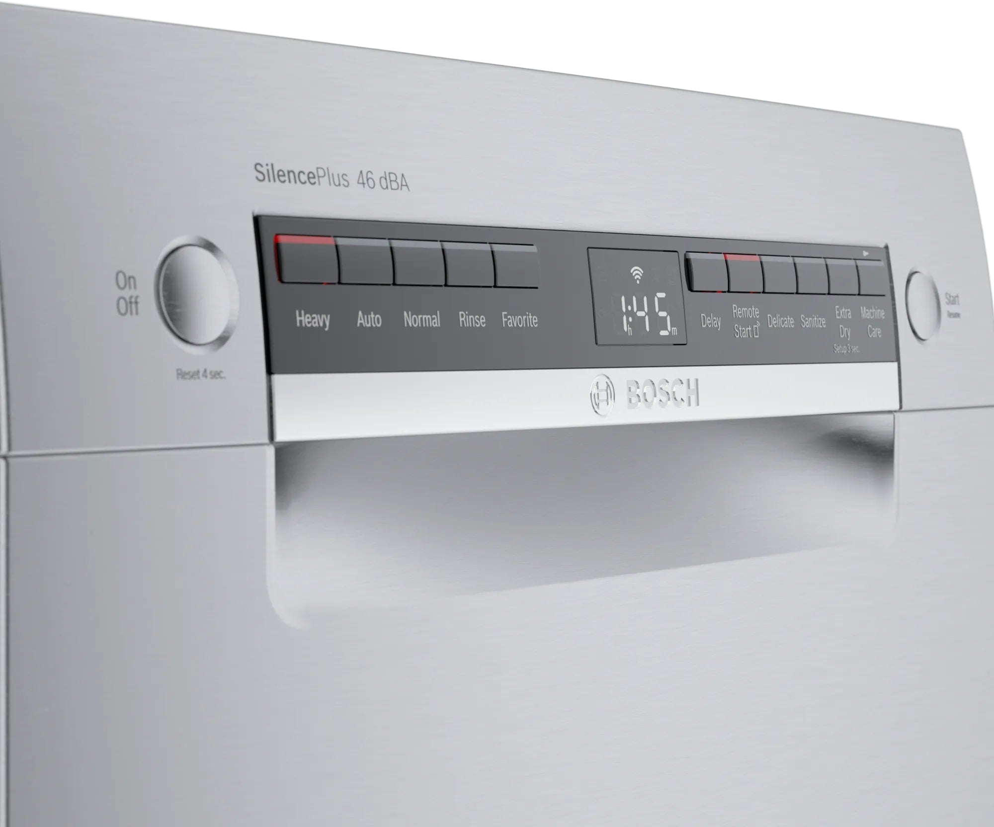 Bosch - 46 dBA Compact Dishwasher in Stainless - SPE53B55UC