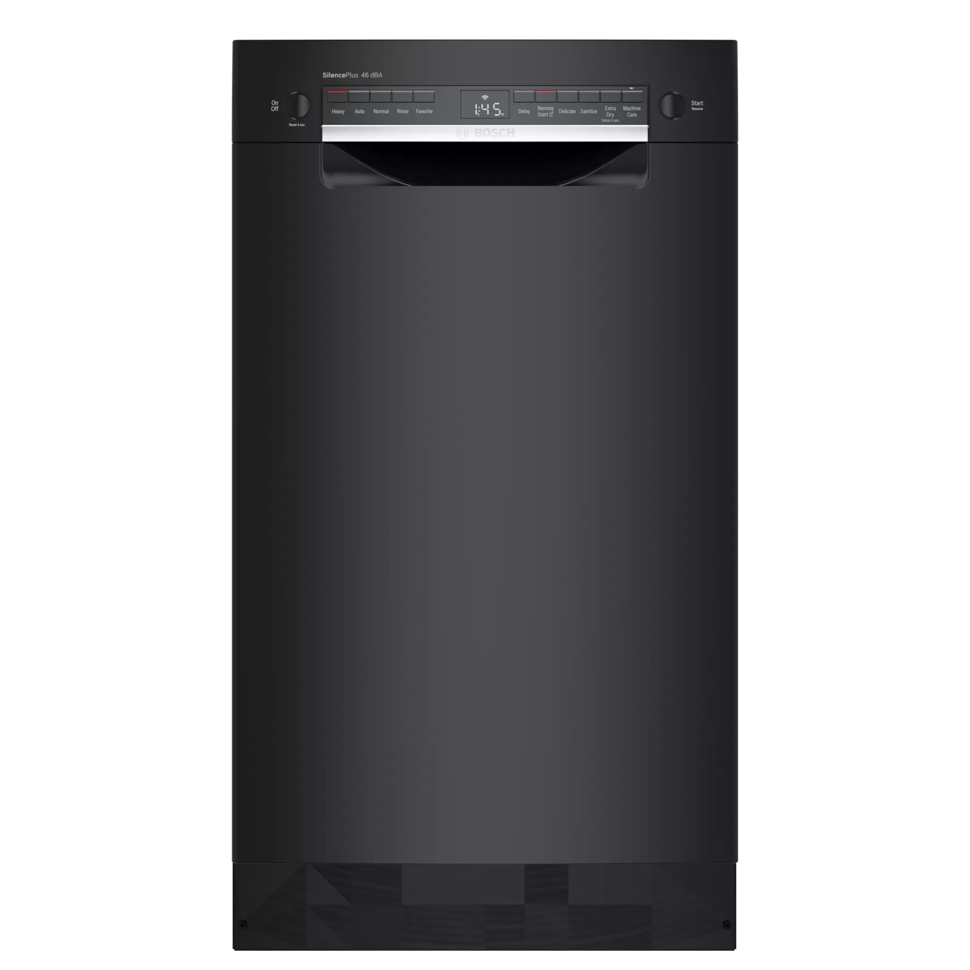 Bosch - 46 dBA Compact Dishwasher in Black - SPE53B56UC