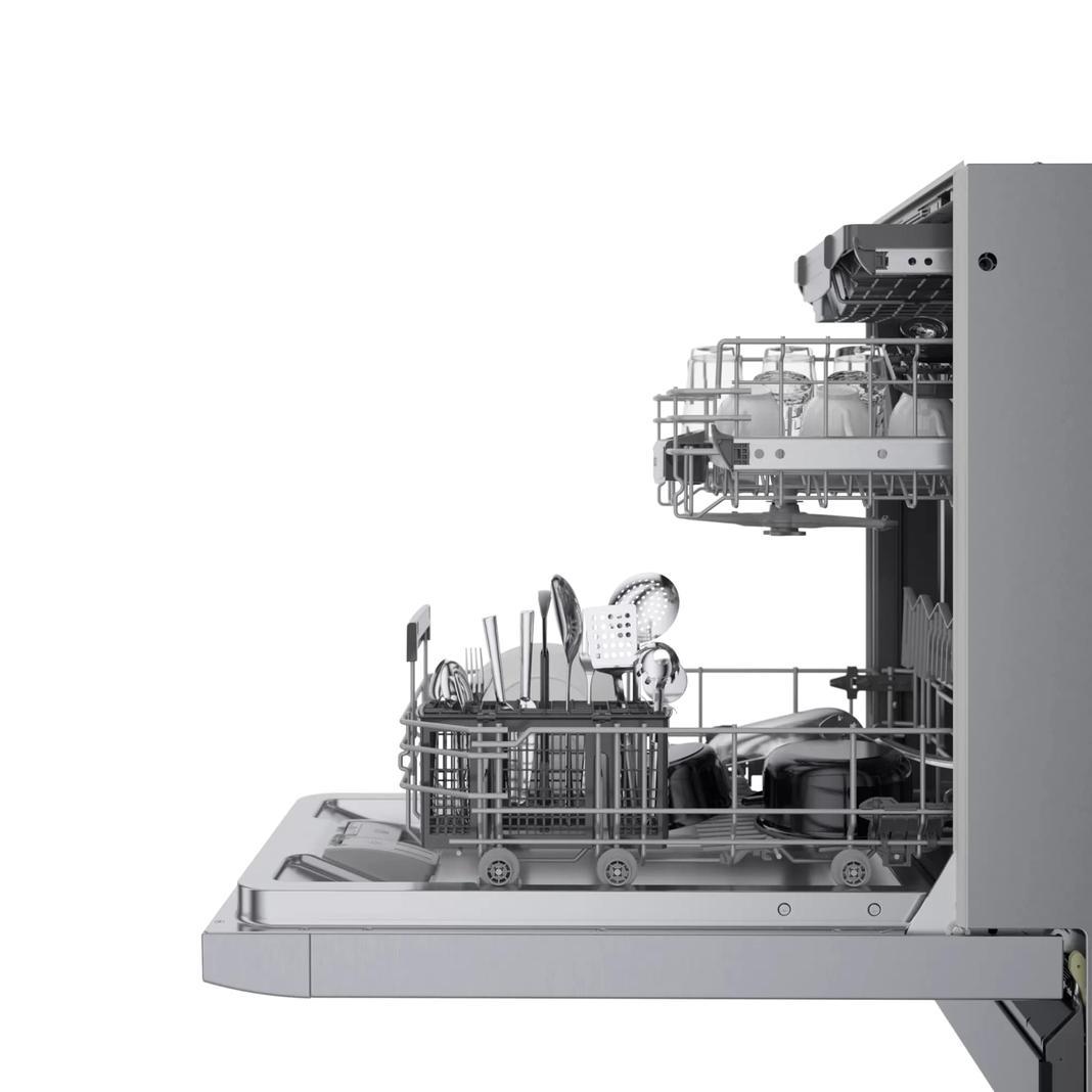 Bosch - 44 dBA Built In Dishwasher in Stainless - SPE68B55UC