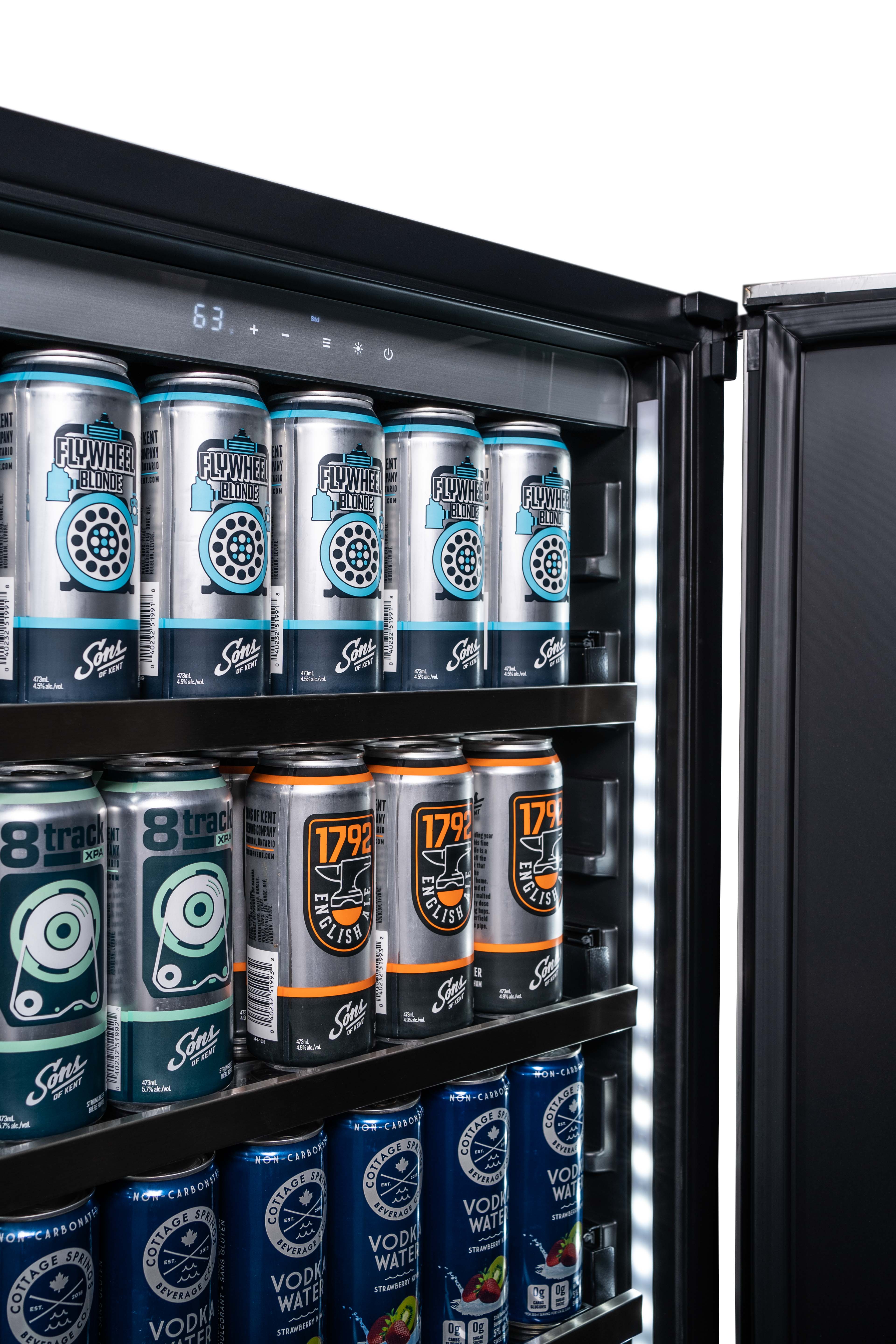 Silhouette - 23.8 Inch 5.5 cu. ft Wine Fridge Refrigerator in Stainless - SPRAR055D1SS