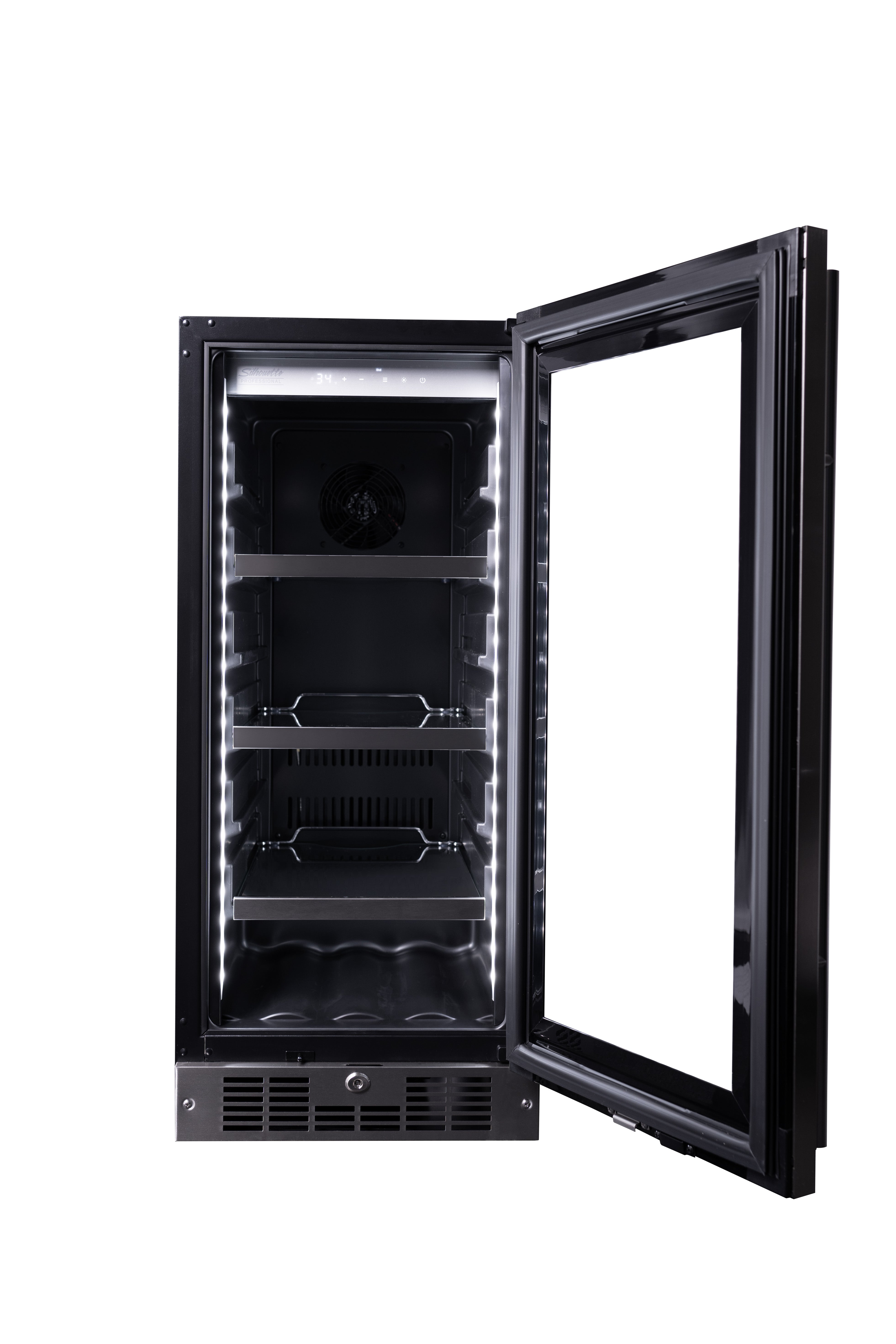 Silhouette - 14.9 Inch 3.3 cu. ft Beverage Centre Refrigerator in Stainless - SPRBC031D1SS