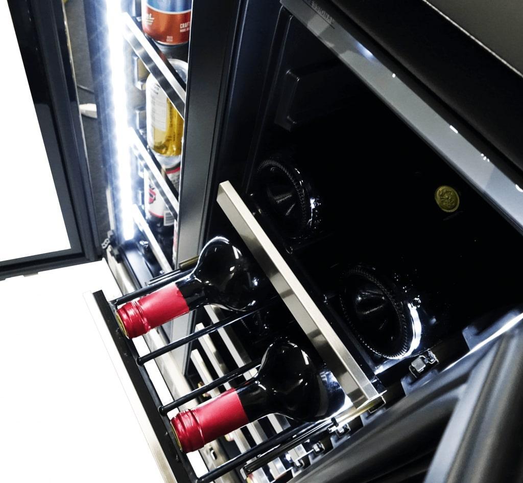 Silhouette - 23.8 Inch 4.7 cu. ft Built In / Integrated Beverage Centre Refrigerator in Stainless - SPRBC047D1SS