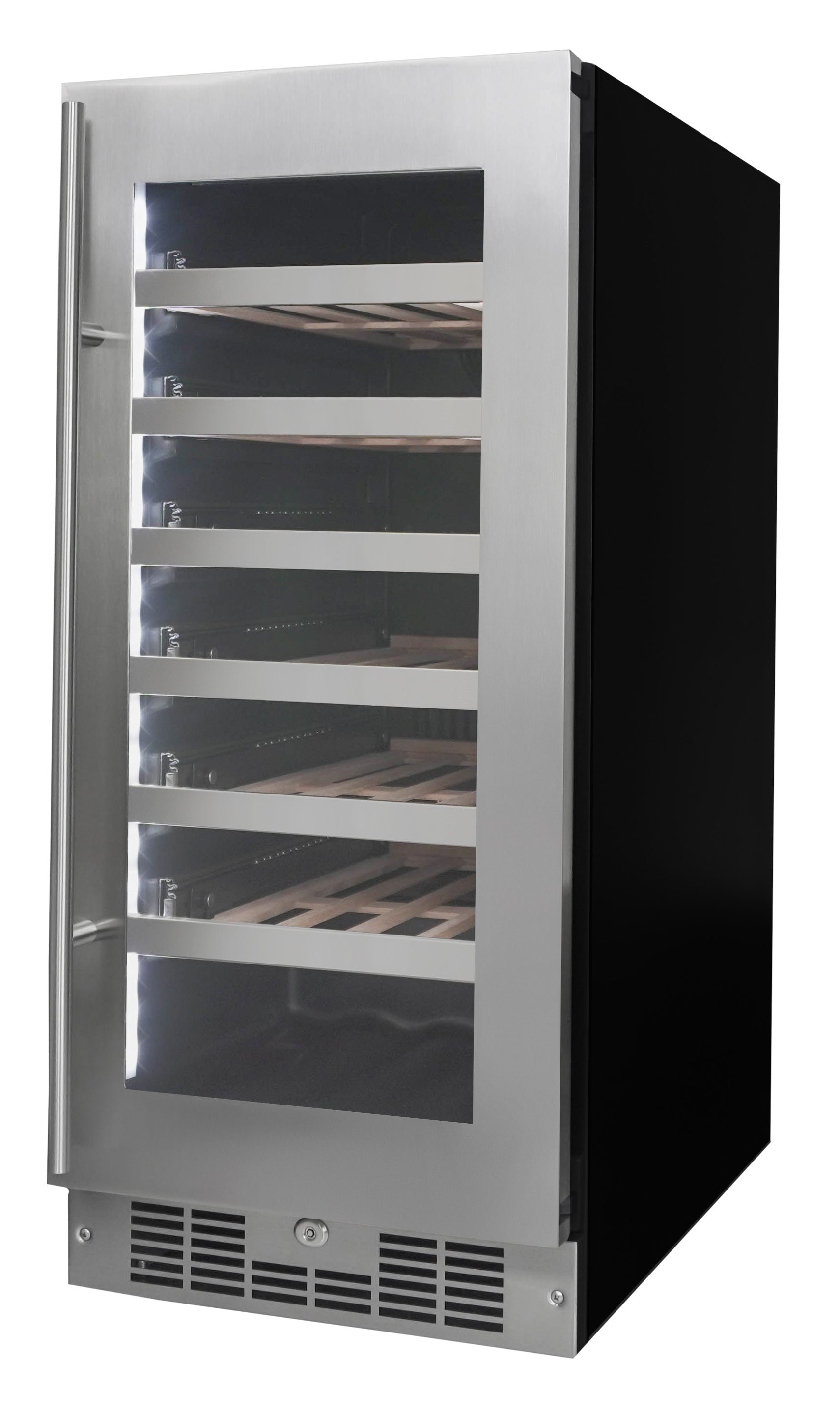 Silhouette - 14.9 Inch 5.5 cu. ft French Door Refrigerator in Stainless - SPRWC031D1SS