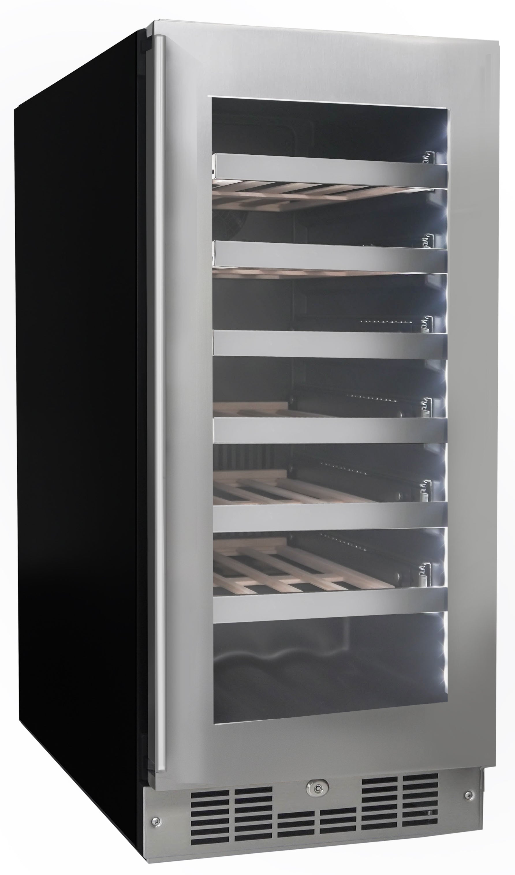 Silhouette - 14.9 Inch 5.5 cu. ft French Door Refrigerator in Stainless - SPRWC031D1SS