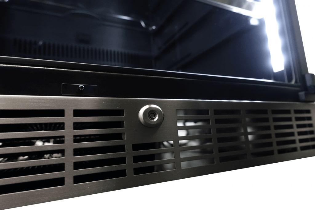 Silhouette - 23.8 Inch 5.3 cu. ft Built In / Integrated Wine Fridge Refrigerator in Stainless - SPRWC053D1SS