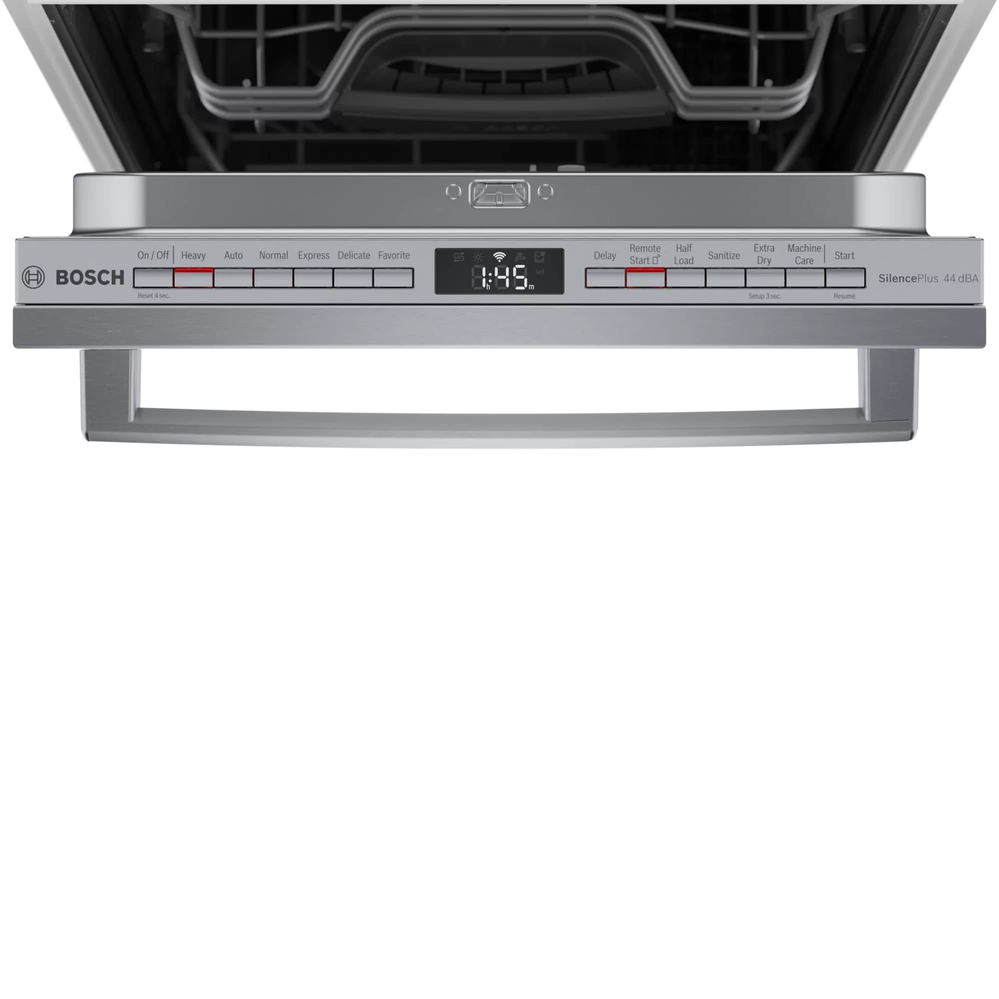 Bosch - 44 dBA Compact Dishwasher in Stainless - SPX68B55UC