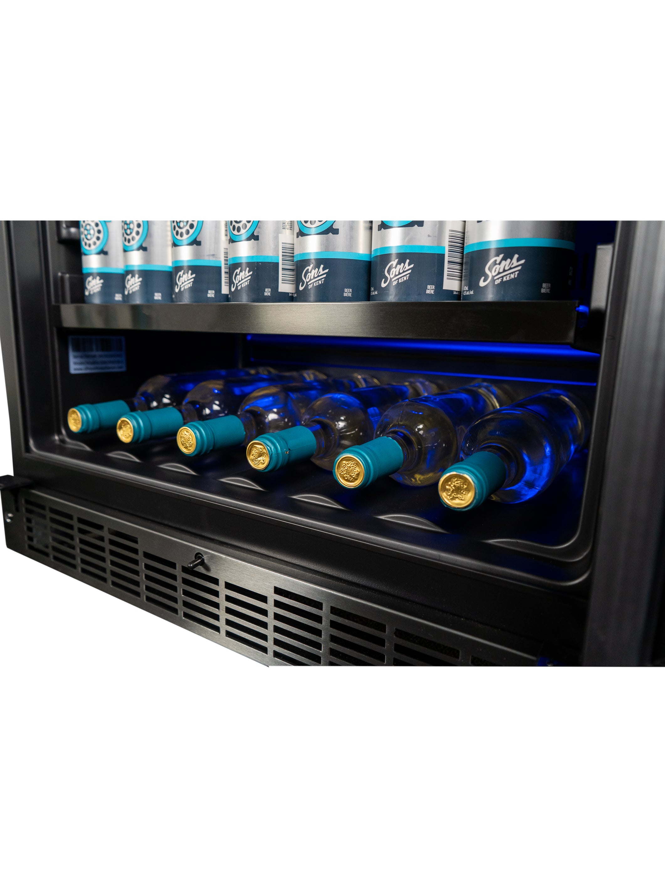 Silhouette - 23.8 Inch 5.6 cu. ft Beverage Centre Refrigerator in Stainless - SSBC056D3B-S