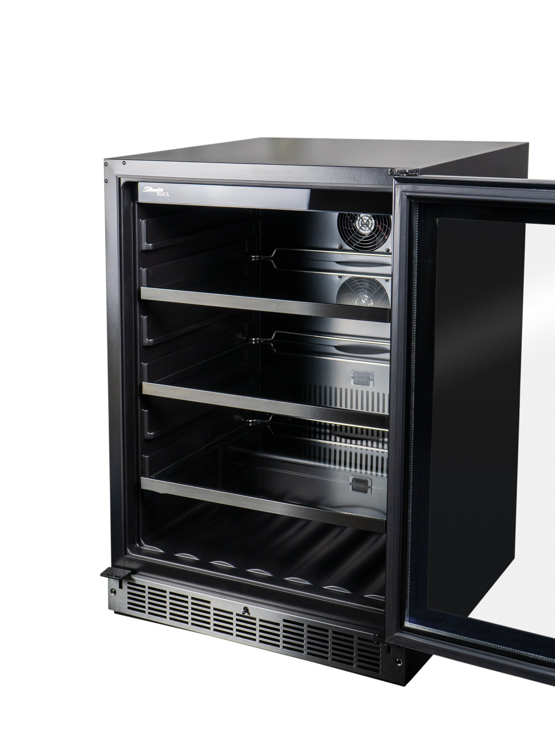 Silhouette - 23.8 Inch 5.6 cu. ft Beverage Centre Refrigerator in Stainless - SSBC056D3B-S