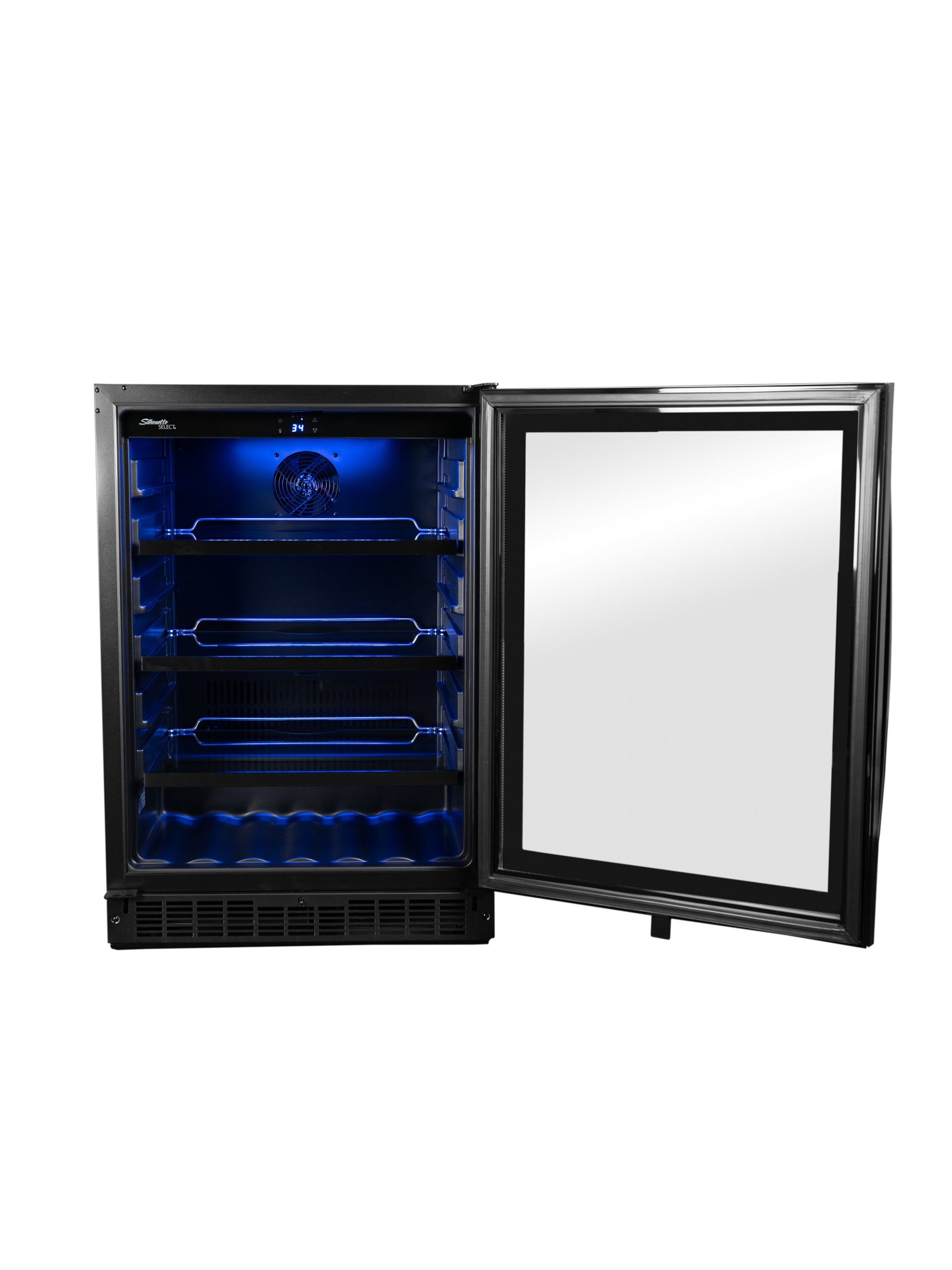 Silhouette - 23.8 Inch 5.6 cu. ft Beverage Centre Refrigerator in Stainless - SSBC056D3B-S