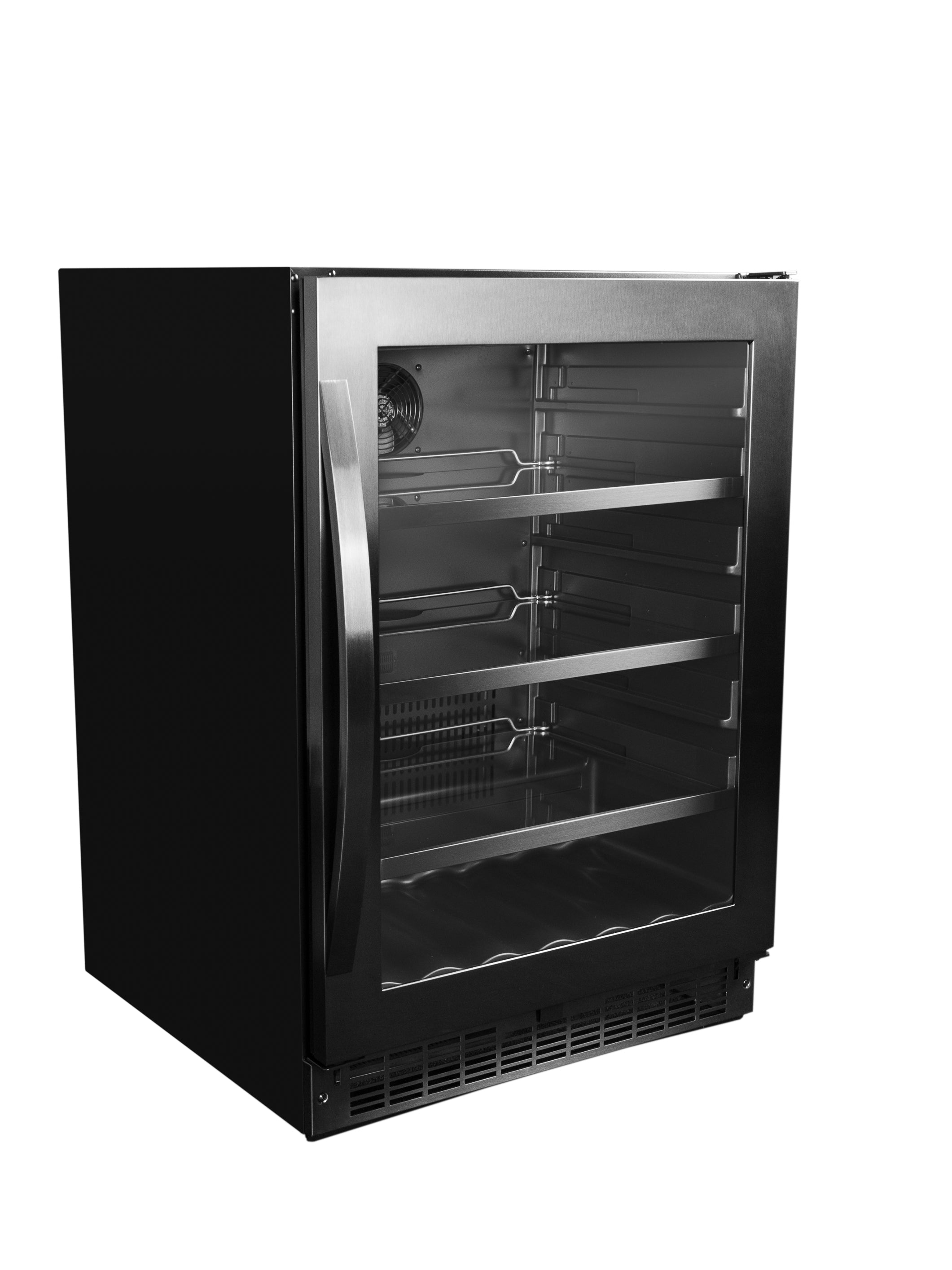 Silhouette - 23.8 Inch 5.6 cu. ft Beverage Centre Refrigerator in Stainless - SSBC056D3B-S