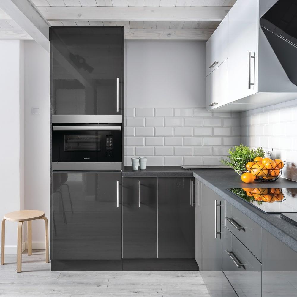 Sharp - 1.1 cu. ft Steam Wall Oven in Stainless - SSC2489DS