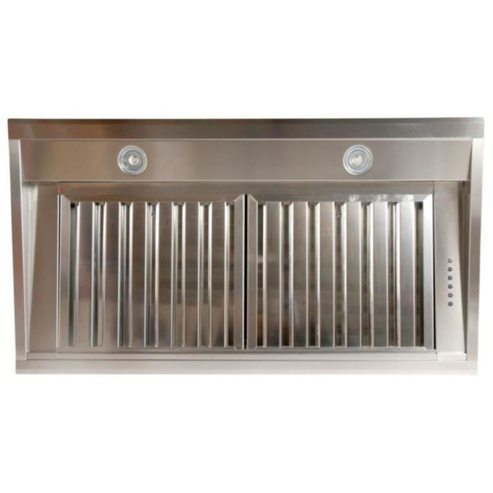 Sirius - 36 Inch 600 CFM Wall Mount and Chimney Range Vent in Stainless - SU90134X