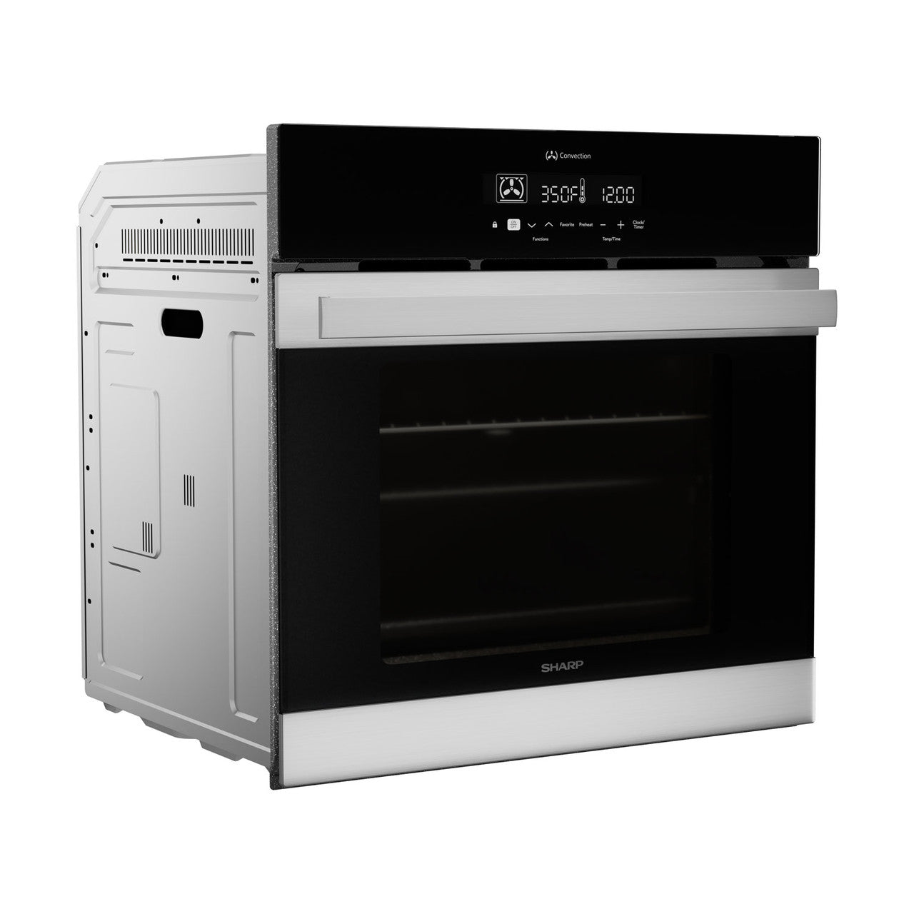 Sharp - 32.2 cu. ft Single Wall Oven in Stainless - SWA2450GS