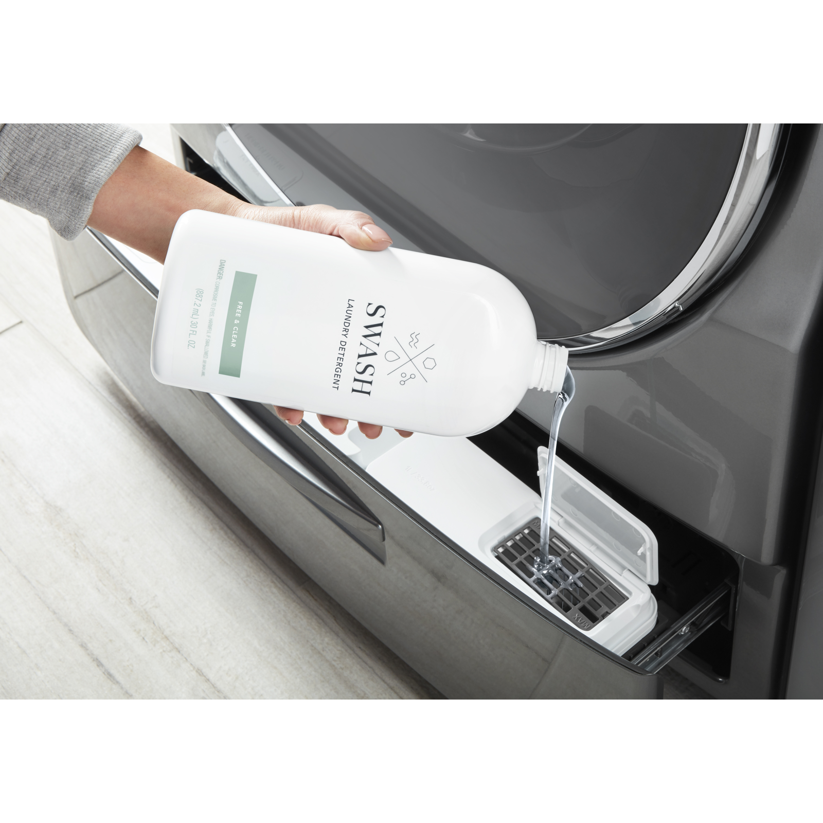 Whirlpool - Swash Free And Clear Laundry Detergent - SWHLDLFF2B