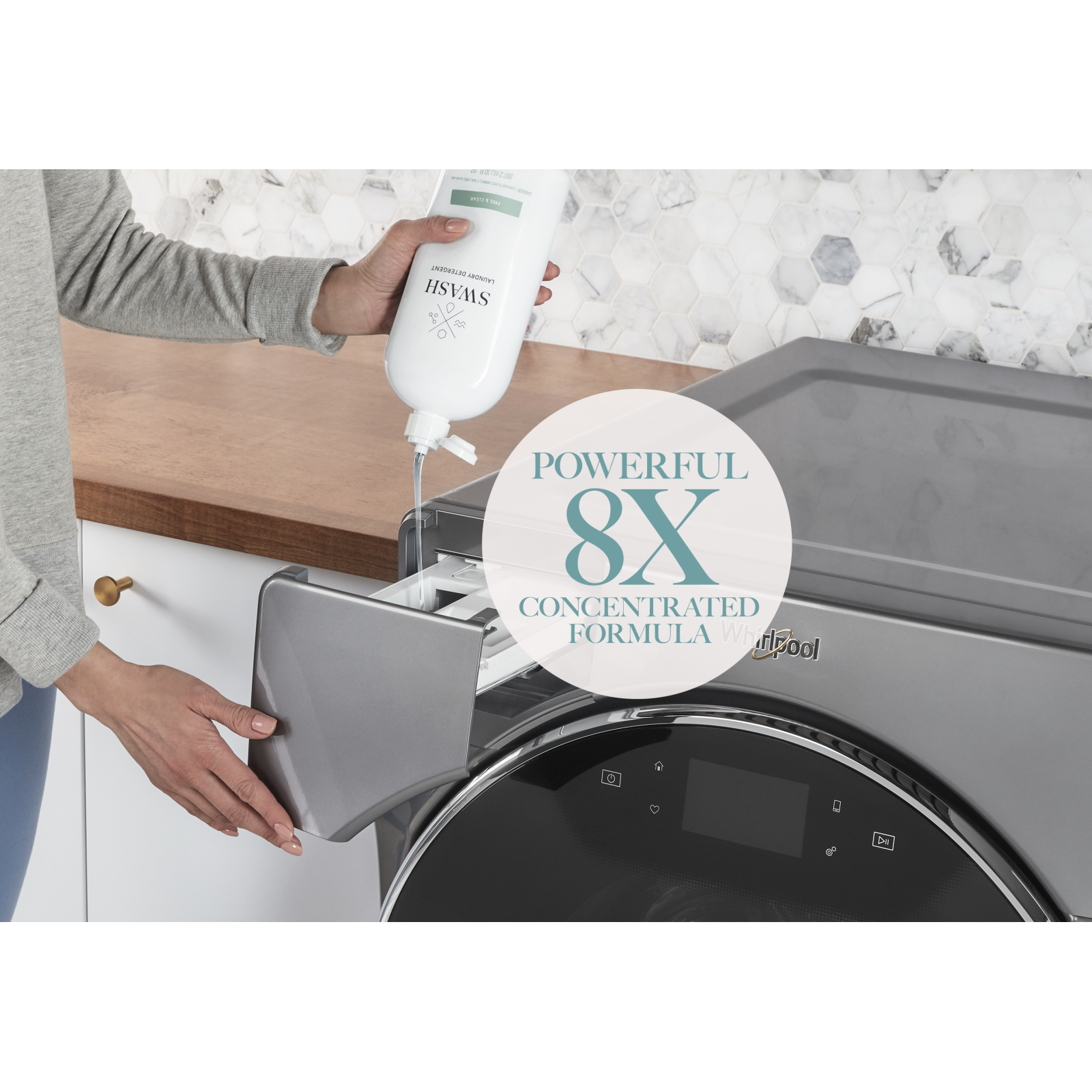 Whirlpool - Swash Free And Clear Laundry Detergent - SWHLDLFF2B