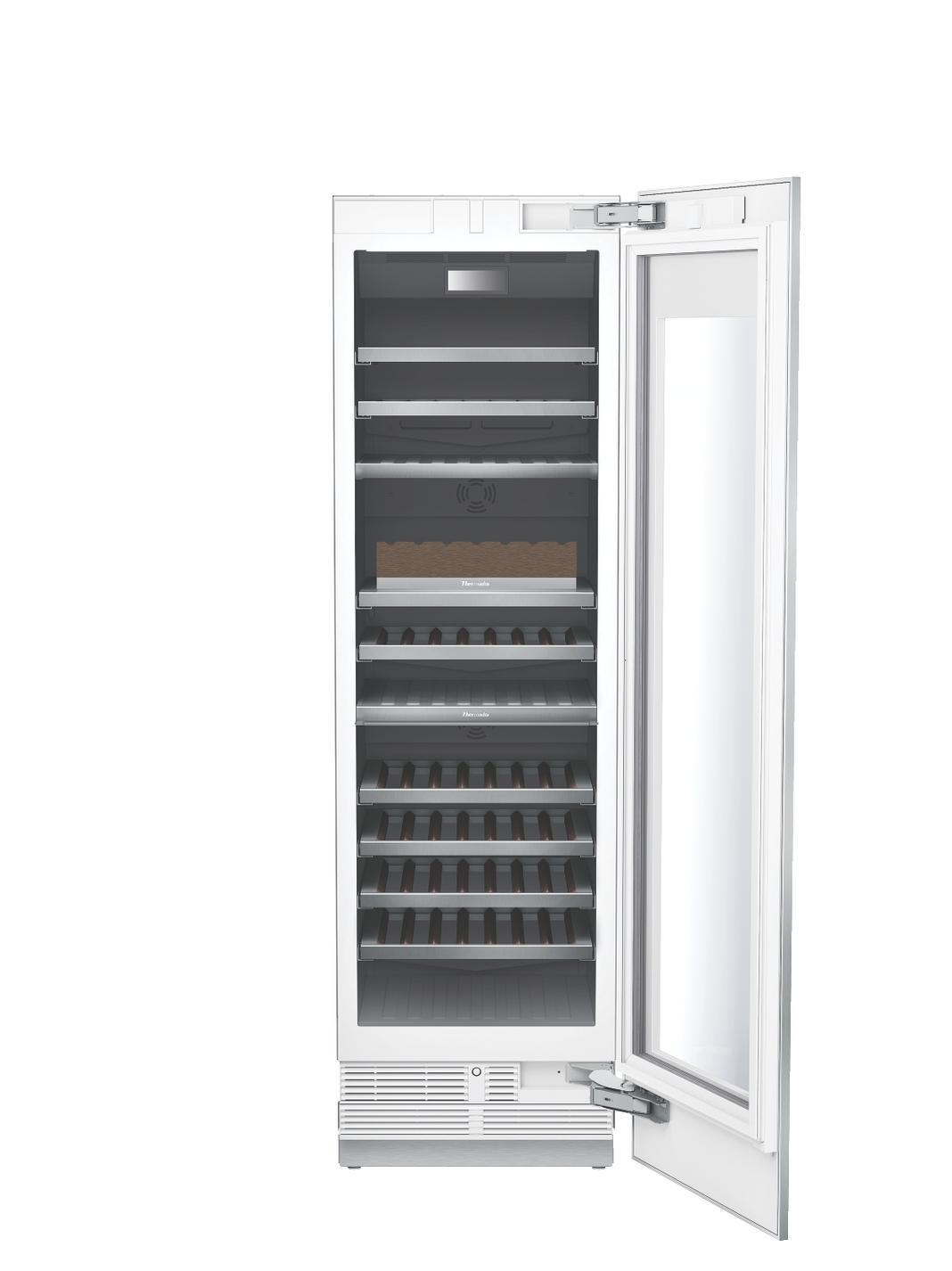 Thermador - 23.75 Inch 92 Bottles Built In / Integrated Wine Fridge Refrigerator in Panel Ready - T24IW905SP