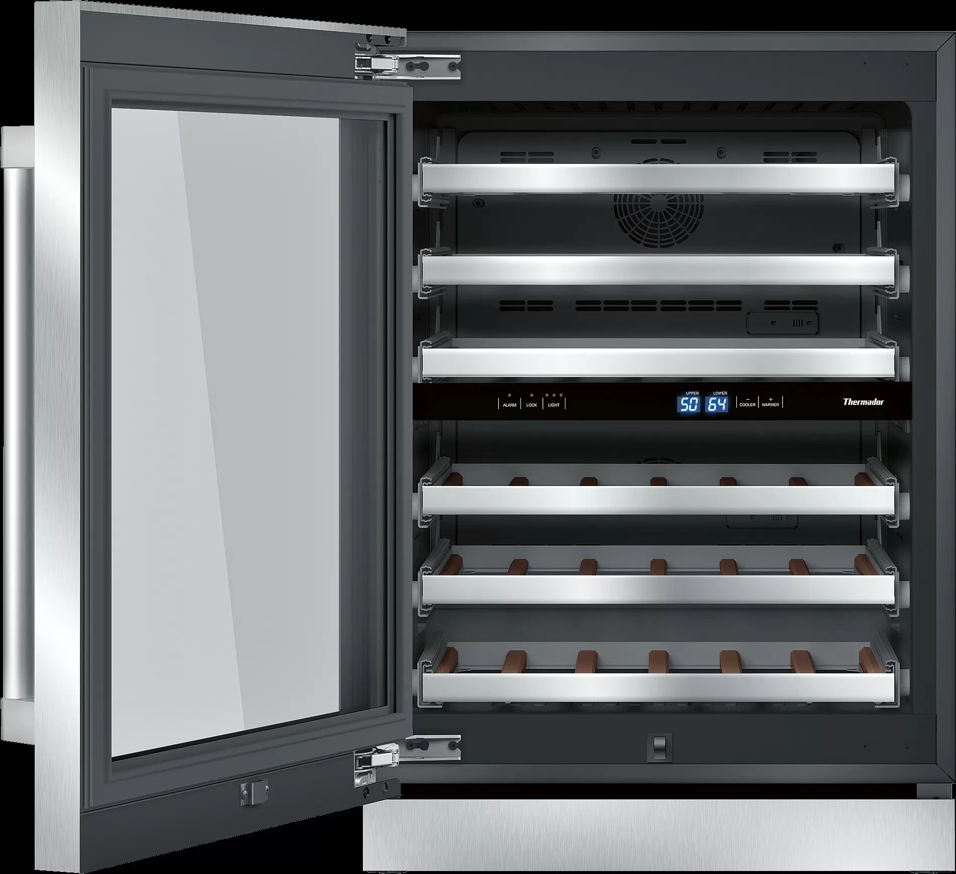 Thermador - 23.875 Inch cu. ft Wine Fridge Refrigerator in Stainless - T24UW820LS